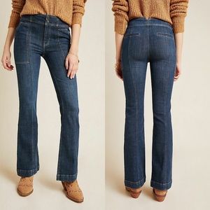 Anthropologie Pilcro High-Rise Utility Bootcut Jeans
